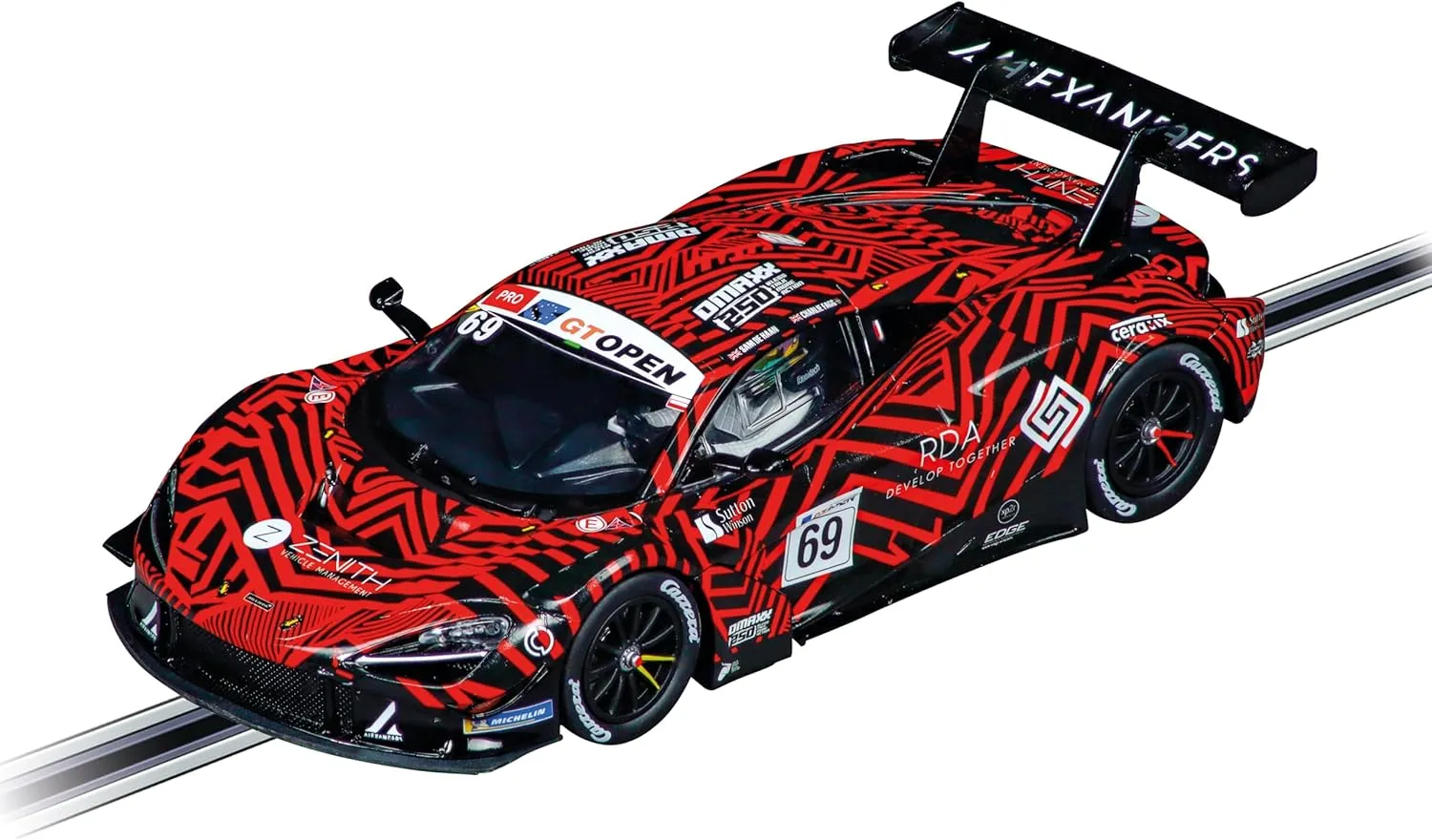 Carrera 27781 McLaren 720S GT3 Optimum Motorsport, No.69 1:32 Scale Evolution Analog Slot Car