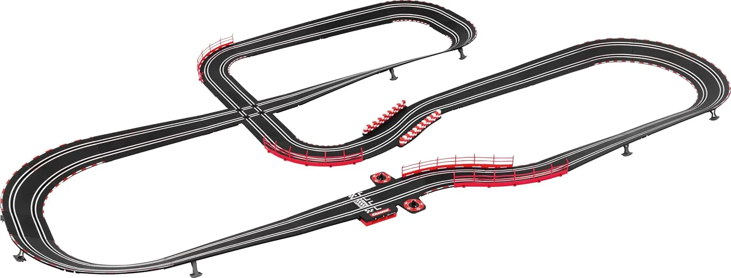 Carrera GO Electric Powered Slot Car Racing Kids Toy Race Track Set 1:43 Scale, Ferrari Power Racing