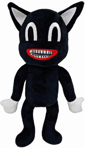 Cartoon Black Cat Plush Stuffed Toy, Soft Animal Cat Plush Toys Kids Birthday/Easter Day Ideas