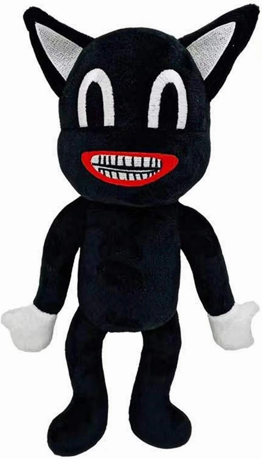 Cartoon Black Cat Plush Stuffed Toy, Soft Animal Cat Plush Toys Kids Birthday/Easter Day Ideas