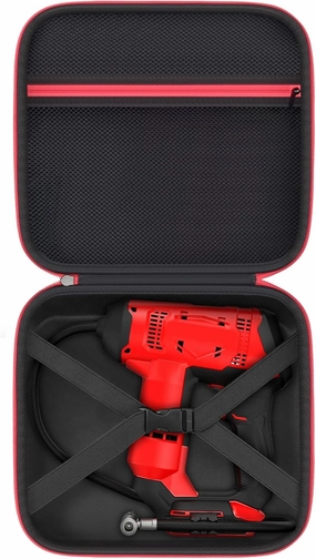 Case Compatible with CRAFTSMAN V20 Cordless Tire Inflator Portable Air Compressor Pump, Digital Gauge & Bare Tool Holder, CMCE521B Battery Powered Ball/Bicycle/Vehicle High-Pressure Pump Bag -Box Only