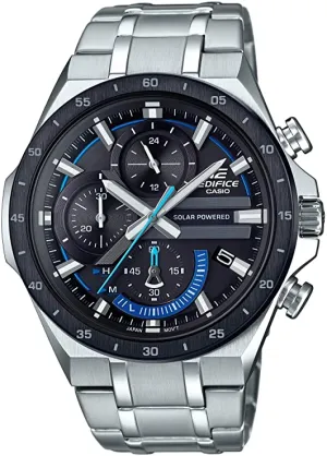 Casio Men's EQS-920DB-1BVCR Edifice Analog-Digital Display Quartz Silver Watch