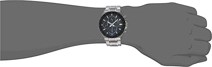 Casio Men's EQS-920DB-1BVCR Edifice Analog-Digital Display Quartz Silver Watch