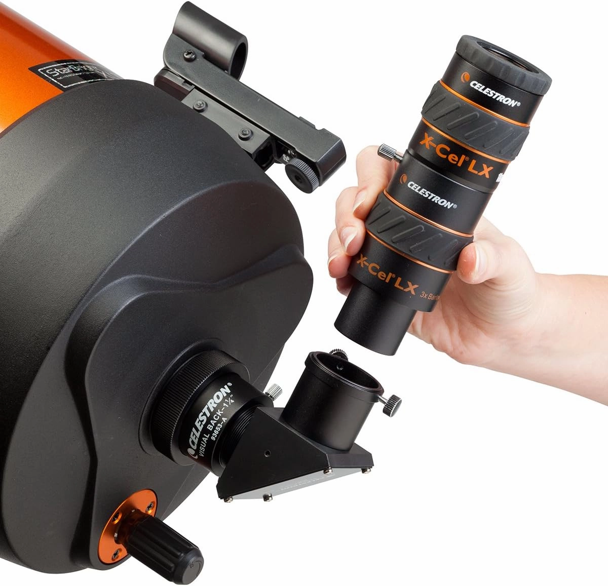 Celestron 93428 1.25 Inch X-Cel LX 3X Barlow Lens, Black