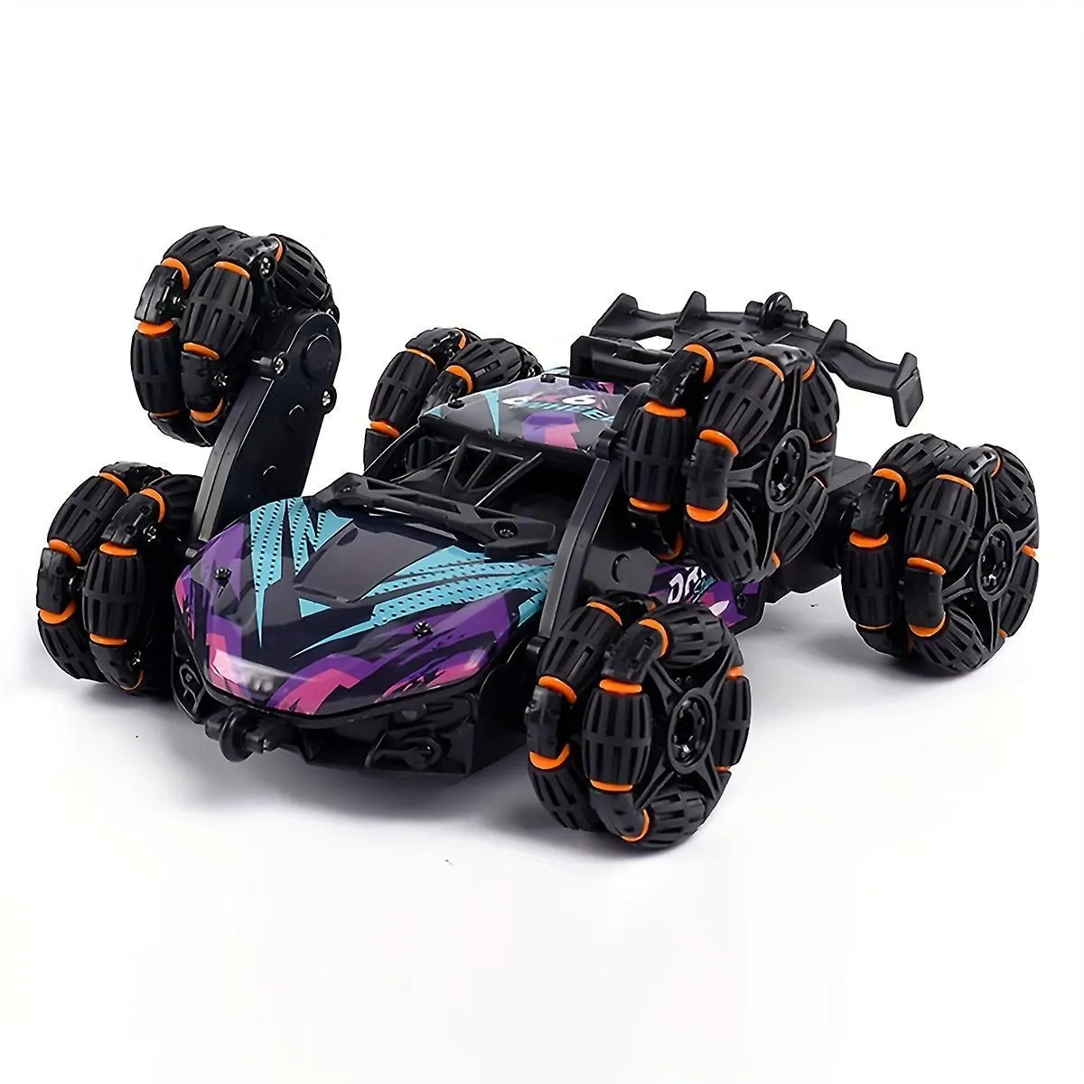 Children's Remote Control Car Six-wheel Drift Stunt Climbing Deformation Car El