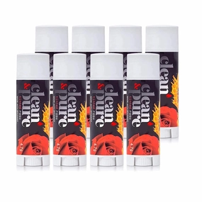Clean & Pure Lip Balm 8-Pack (Tinted Rose) | Lip Care Set With 100% All Natural Beeswax | Vitamin E Oil | Flavored Lip Balm for Dry, Chapped Lips | Made in Australia…