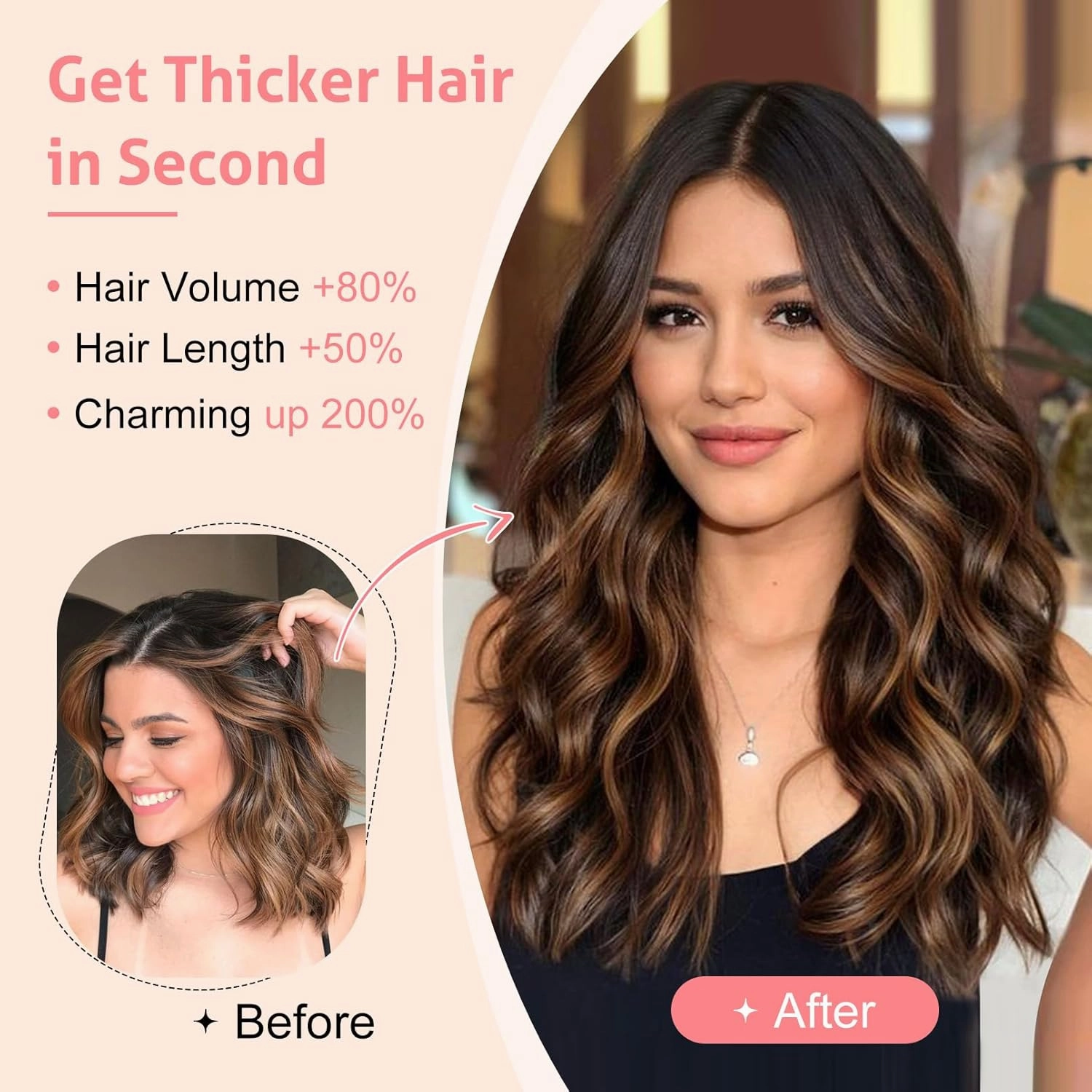Clip in Hair Extensions, 12 Inch Short Wavy 4PCS Invisible Lace Weft Natural Soft Hairpieces for Women, Light Golden Blonde with White Blonde