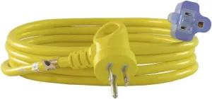 Conntek 24161-108 I-Ring Extension Cord 9-Foot 16/3 Bright Yellow Jacket U.S. I-Ring Male Plug