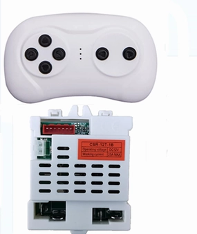 CSR-12T-1B 12V 2.4G Bluetooth Remote Control and Receiver Kit,Children's Electric Riding Car Controller Control Box Replacement Parts