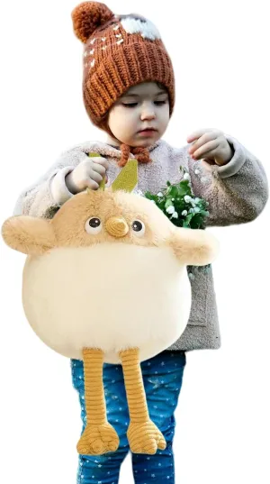 Cute Bird Stuffed Animal Plush Doll Toys,Adorable Companions, Soft Plushie Birthday Gifts for Kids Girls Boys (Brown,27 inch)
