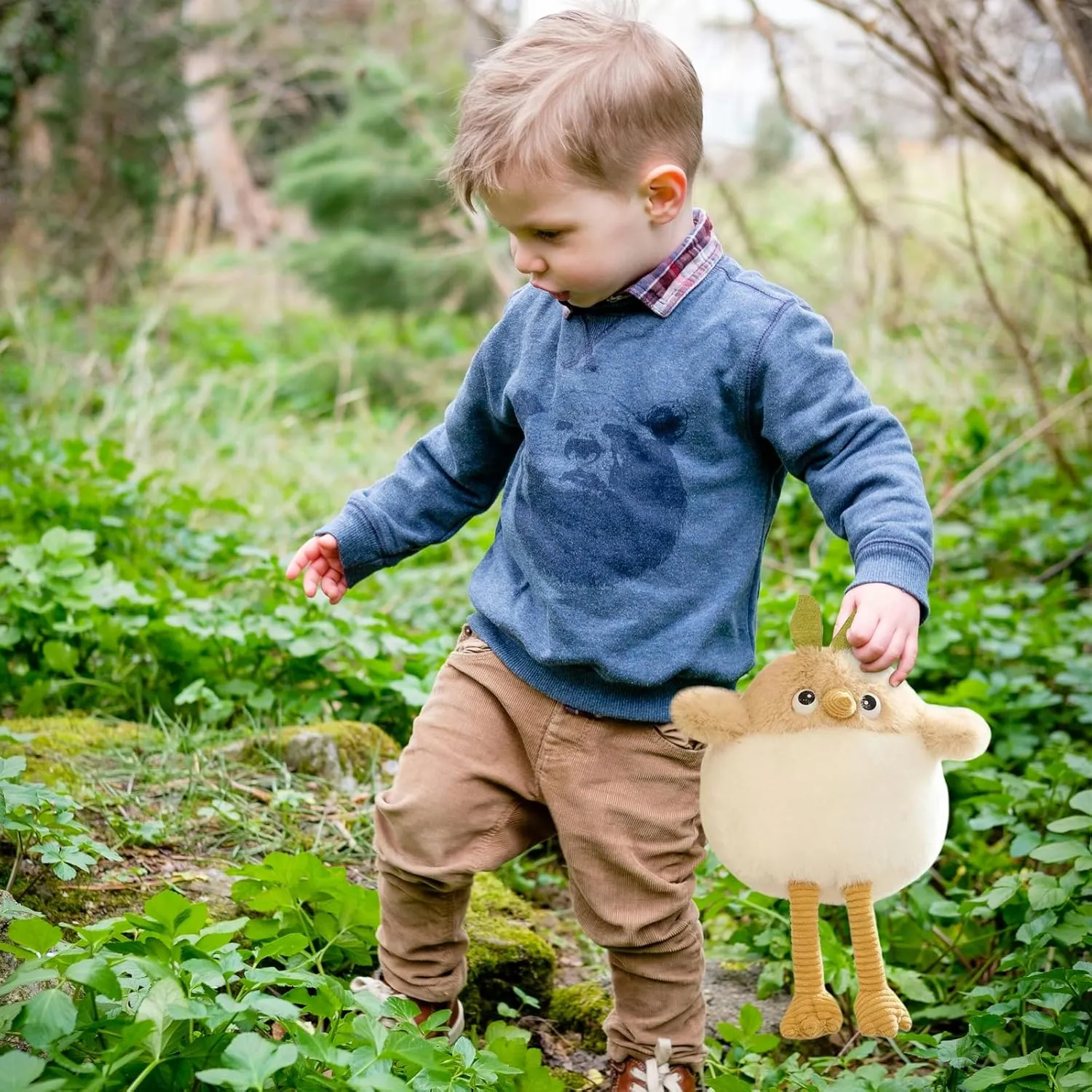 Cute Bird Stuffed Animal Plush Doll Toys,Adorable Companions, Soft Plushie Birthday Gifts for Kids Girls Boys (Brown,27 inch)