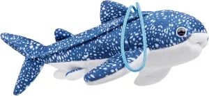 Cute Blue Whale Shark Plush Toy, Soft Plush Animal Toy Collection, Ocean Animal Holiday Decor for Boys and Girls 8.5in