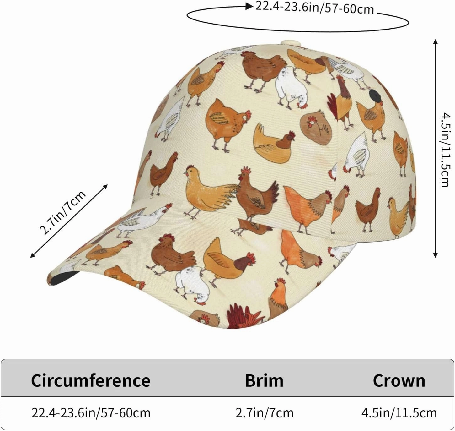Cute Pig Baseball Cap Men Women Dad Hat Classic Adjustable Plain Hat for Running Workouts and Outdoor Activities All Seasons