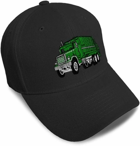 Cute Rascals Kids Toddler Baseball Cap Garbage Truck Green Embroidery Cotton Boys & Girls