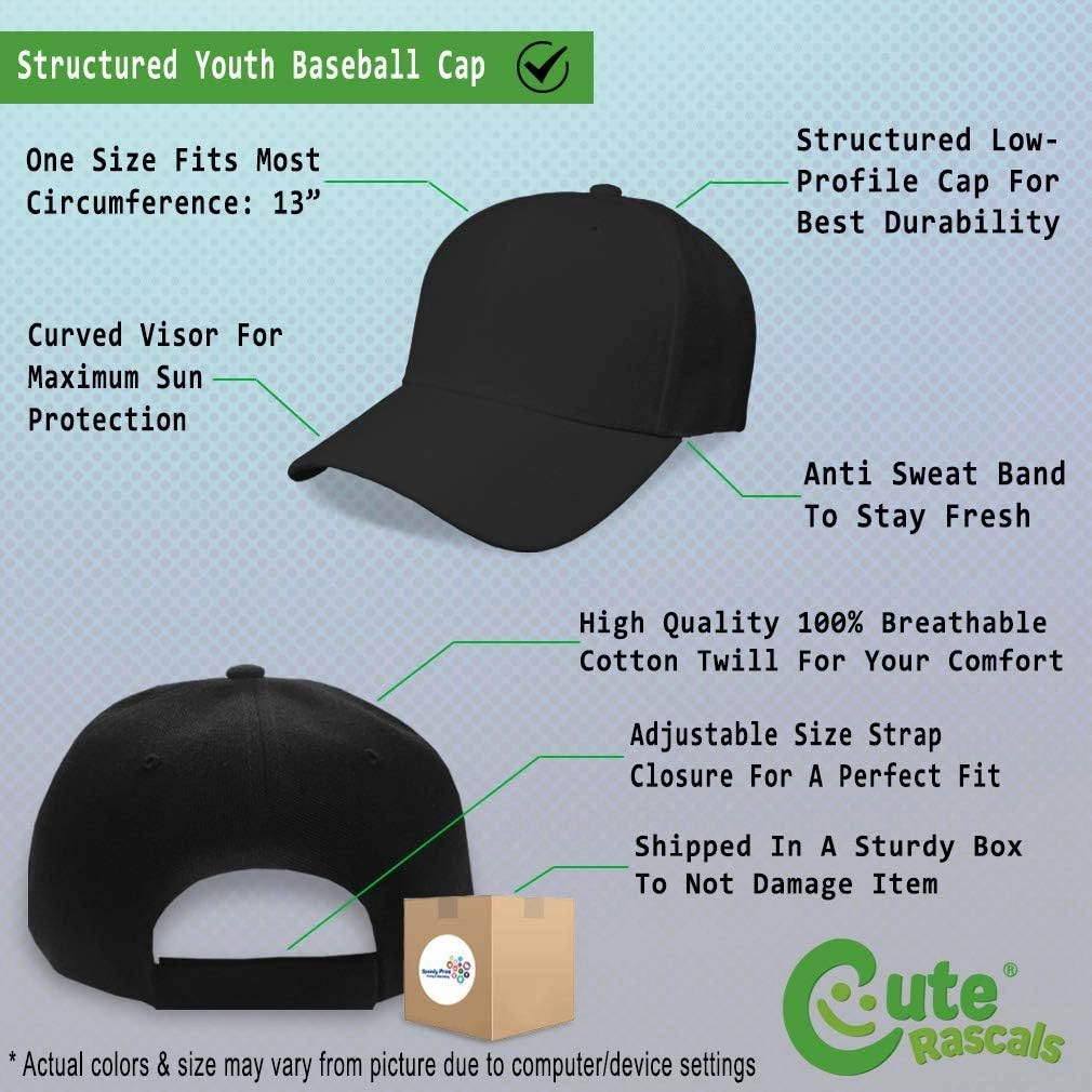 Cute Rascals Kids Toddler Baseball Cap Garbage Truck Green Embroidery Cotton Boys & Girls