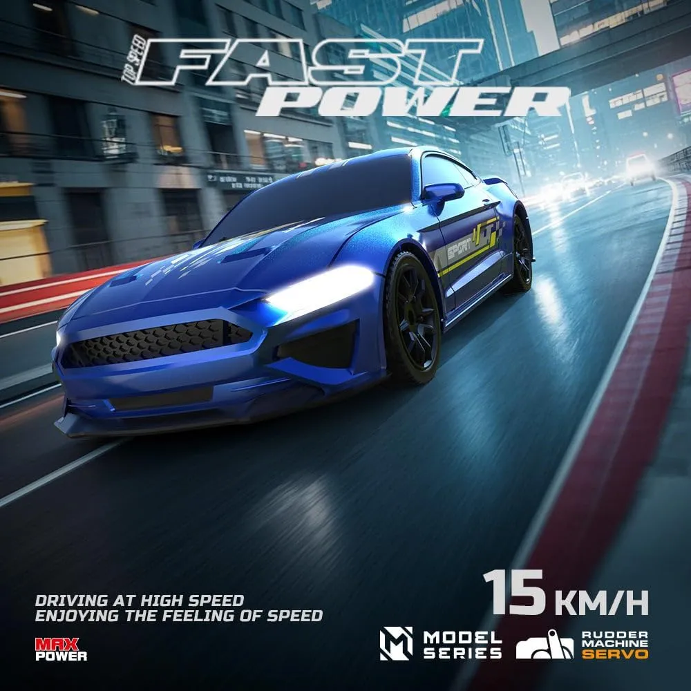 Desktop Mini RC Drift Car - 1:43 Scale RTR Full-Proportional 2.4G Remote Control Electric RC Drift Racing Sport Car with LED Lights Vehicle Hobby Gift for Adults -Gyro Version