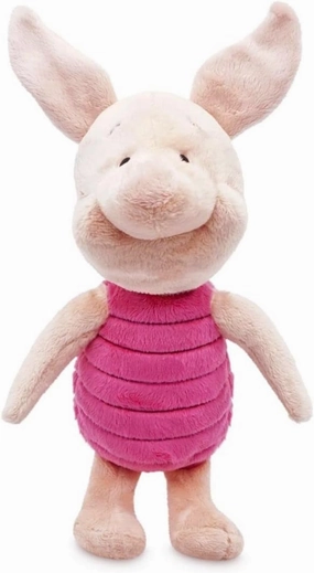 Disney Store Official Piglet Small Soft Toy for Kids, Cuddly Character with Fuzzy Texture and Embroidered Details, Plushy Suitable for All Ages.