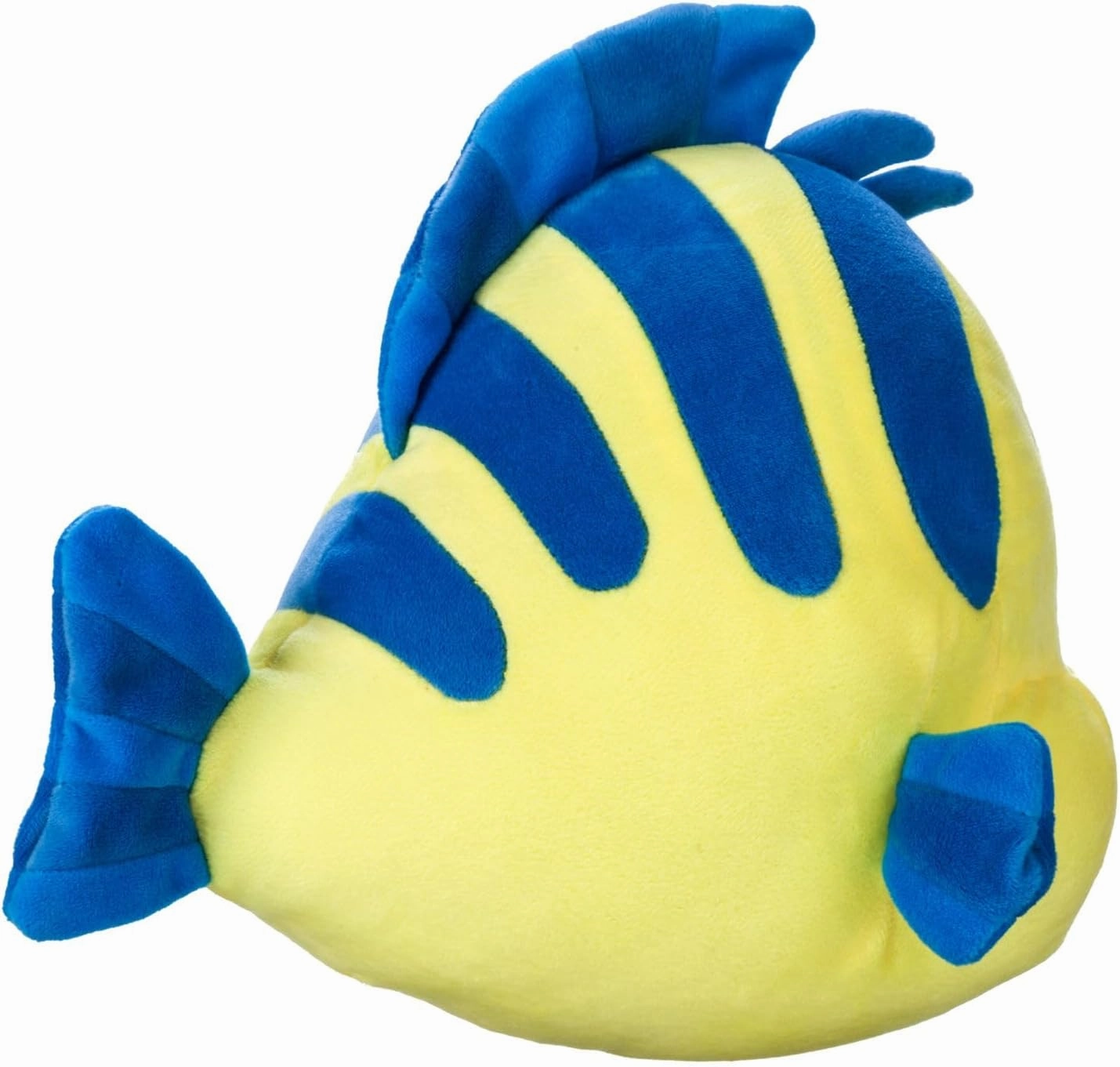 Disney Store Official Princess Friends Plush Doll (Flounder from The Little Mermaid) Small, Stuffed Animals with Embroidered Features, Plush Toys, Plush Toys for Kids
