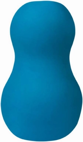 Doc Johnson Mood - Exciter - ULTRASKYN - Dual Texture Stroker - Narrow Side Has Massage Beads, Wide Side Has Thick Ribbing - Discrete - Male Masturbator - Blue