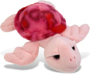 DolliBu Pink Tie-Dye Sea Turtle Super Soft Stuffed Animal, Cute Realistic Stuffed Animals for Girls, Boys, Adults Animal Gifts, Kids Nursery Decor for Newborn, Cuddly Soft Baby Plush Toys - 10 Inches