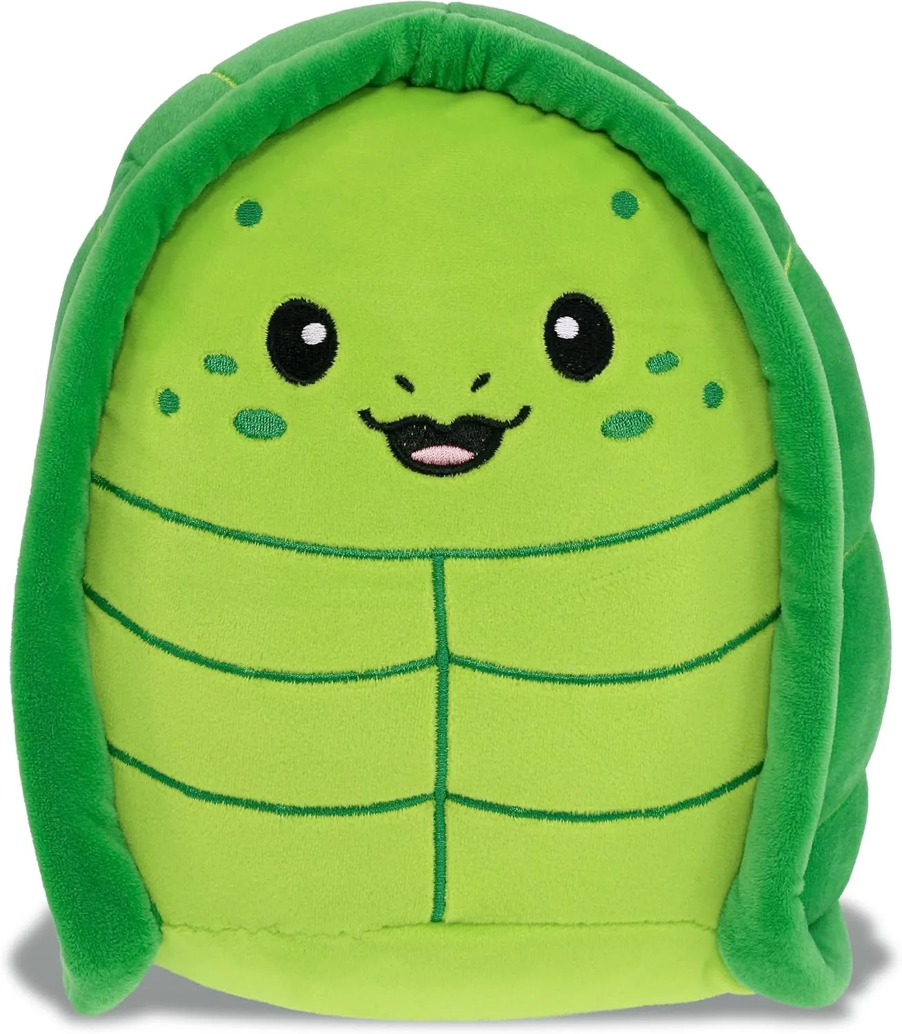DolliBu Snug-Mooshies Sea Turtle Stuffed Animal Plush Toy - Sea Life Super Squishy Soft Animal Friend for Girls and Boys, Medium Huggable Cute Plush for Kids Play, Cuddling and Decoration - 10 Inches