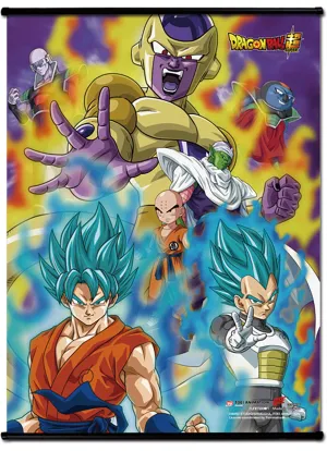 Dragon Ball Super - Resurrection F Group 01 SS Wall Scroll 18.5"W x 25.2"H