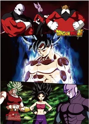 Dragon Ball Super - Son Goku And Group Wall Scroll