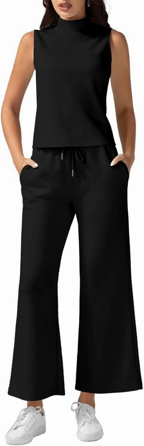 Drawstring Waist Wide-Leg Pants for Women Stylish Everyday Relaxed Outfits Trousers Homewear Fashion Streetwear Pants