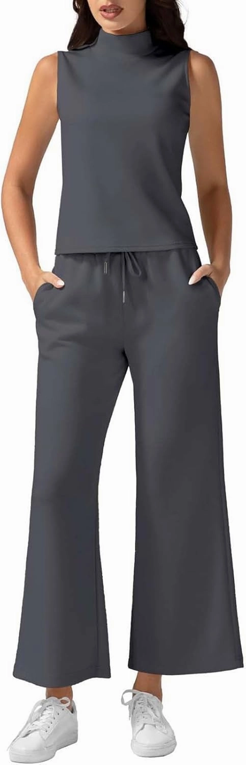 Drawstring Waist Wide-Leg Pants for Women Stylish Everyday Relaxed Outfits Trousers Homewear Fashion Streetwear Pants