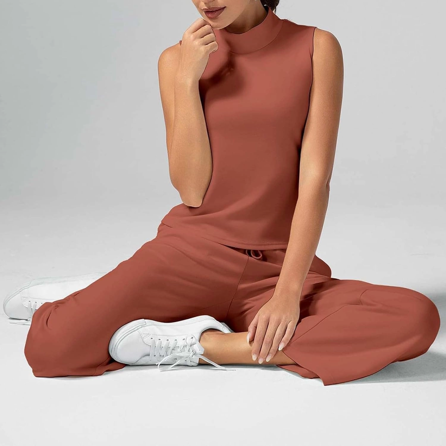 Drawstring Waist Wide-Leg Pants for Women Stylish Everyday Relaxed Outfits Trousers Homewear Fashion Streetwear Pants