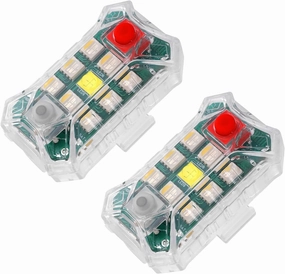 Drone Waterproof Mini Strobe Light, Anti-Collision Light, Rechargeable Drone Lights for Night Flying for DJI Neo/Avata 2/Air 3S/Mini 4 Pro/Mini 4K/Most RC Drone Accessories (2PCS)