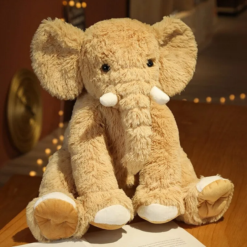 Eco Fluffy Elephant Family