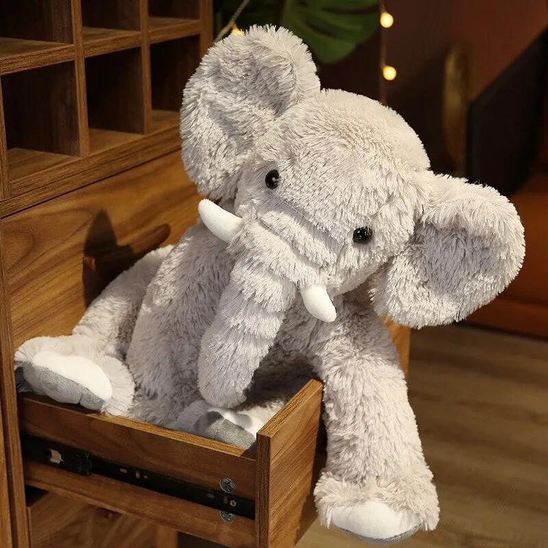 Eco Fluffy Elephant Family