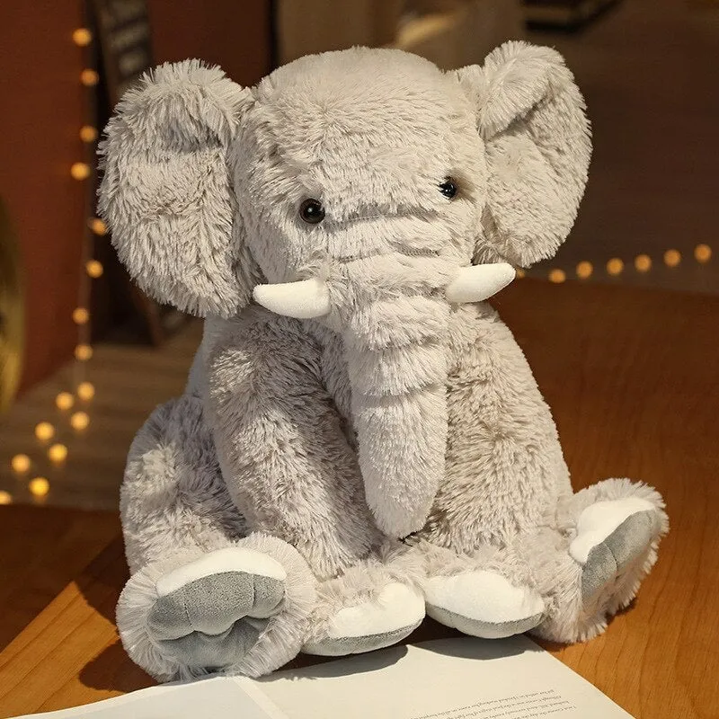 Eco Fluffy Elephant Family