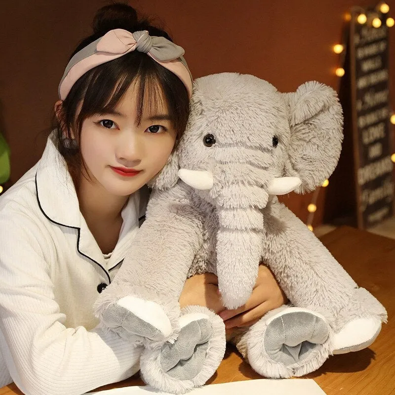 Eco Fluffy Elephant Family