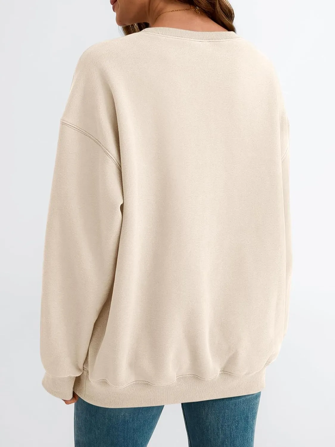 EFAN Womens Oversized Sweatshirts Crewneck y2k Hoodies Fall Fashion Outfits Teen Girls Cute Sweater 2025 Winter Clothes