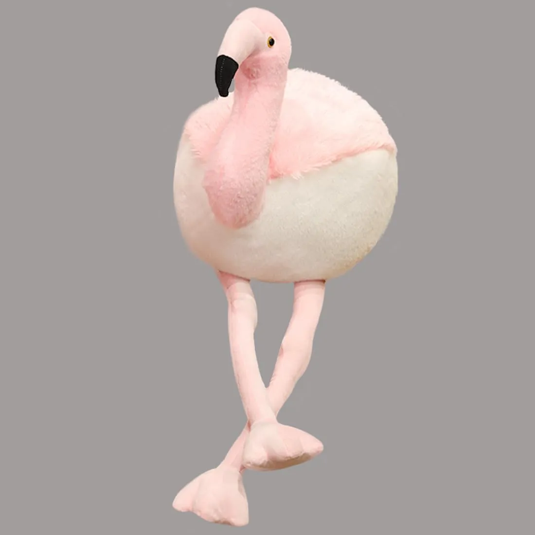 ELAINREN Super Fluffy Flamingo Plush Pillow Ultra-Soft Pink Flamingo Stuffed Toy Realistic Flamingo Plushie Dolls Gifts/37.4''