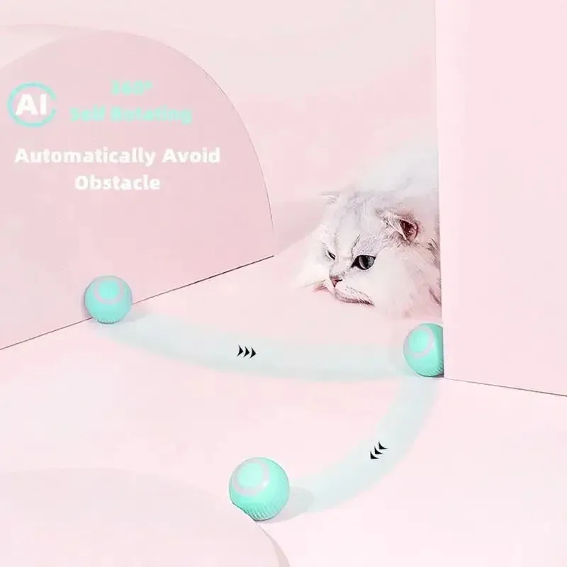 Electric Rolling Ball Cat Toy