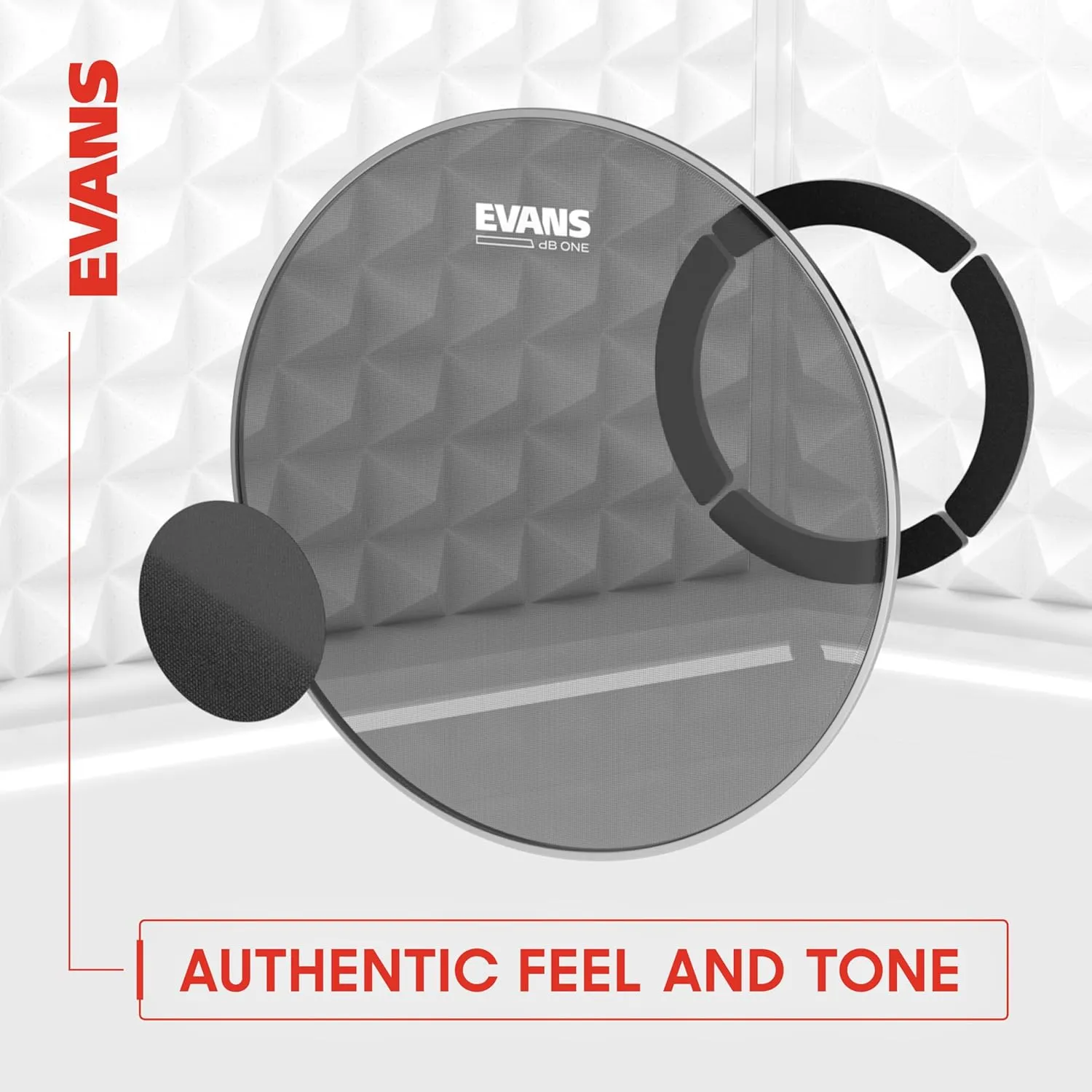 Evans Drum Heads - dB Rock Pack (10" 12" 16") with 14" dB Snare Batter and 22" dB Bass Batter
