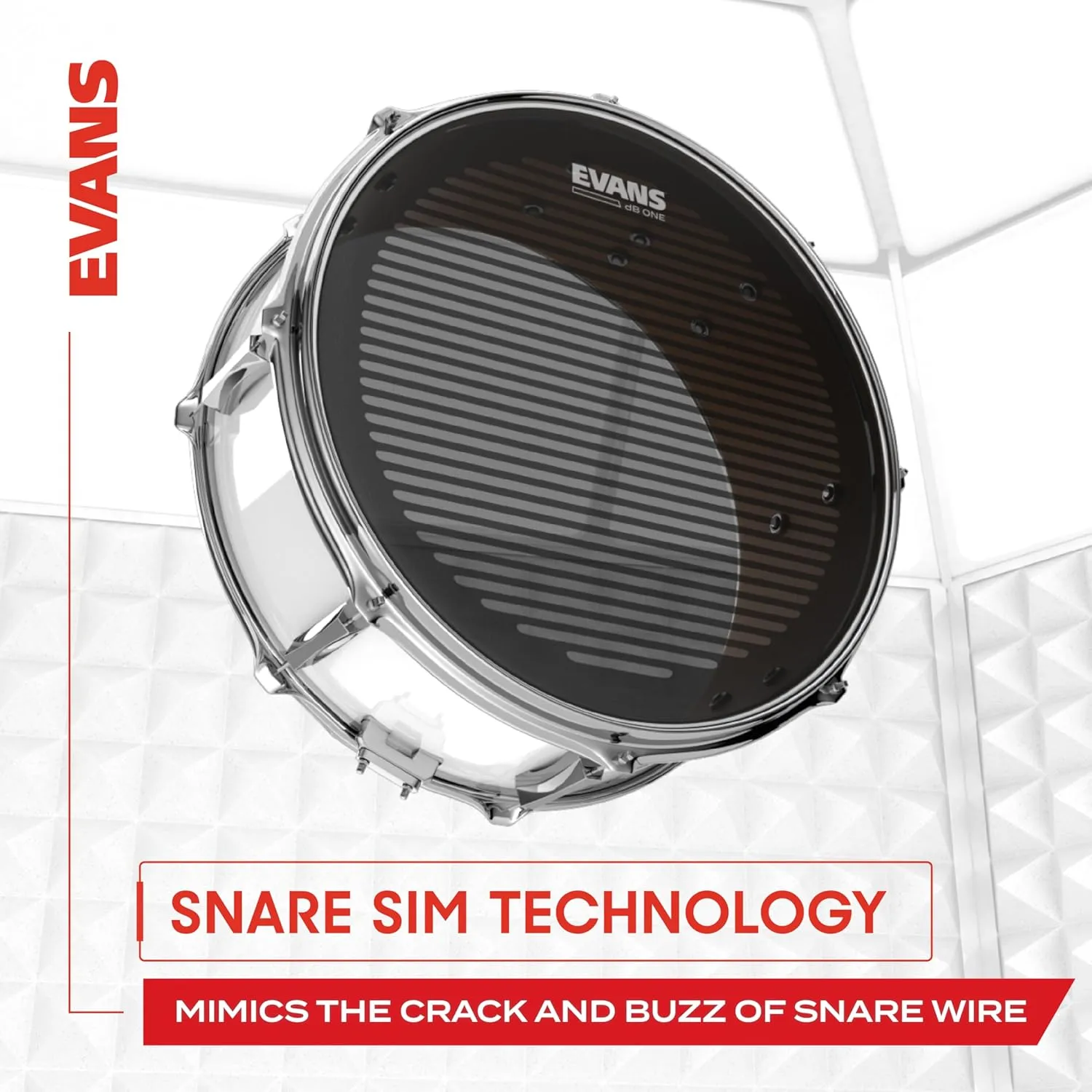 Evans Drum Heads - dB Rock Pack (10" 12" 16") with 14" dB Snare Batter and 22" dB Bass Batter