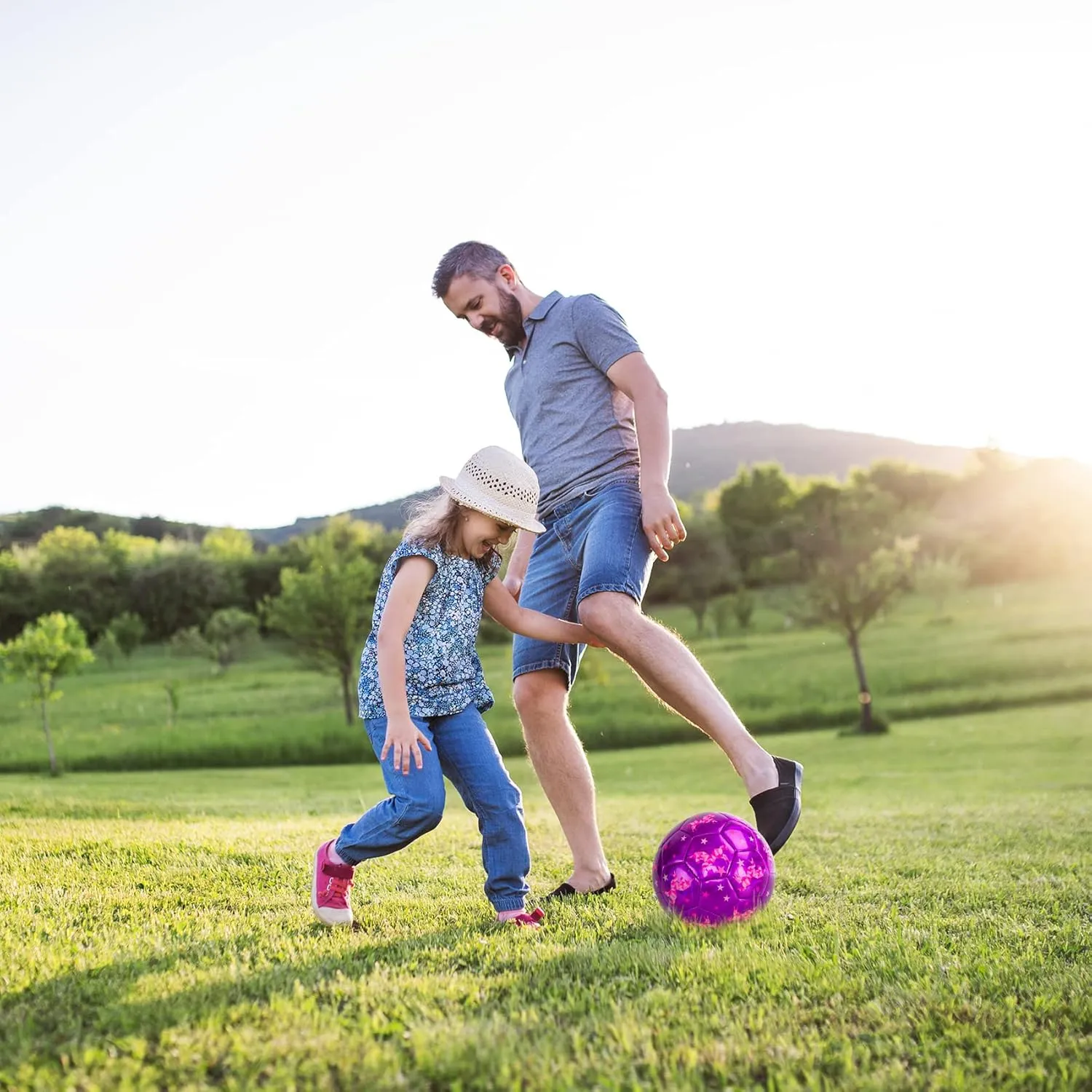 EVERICH Soccer Ball Size 2/3/4/5 for Toddlers & Kids - Shiny Unicorn Dinosaur Cute Design - Small Soccer Ball with Pump- Great Gifts for Children Girls Boys 2 3 4 5 6 7 8 9 10 11 12 Years