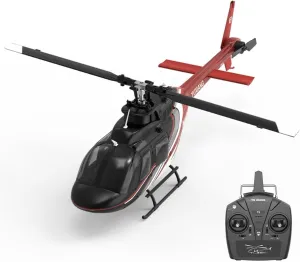 F08 RC Helicopter for Adults 1/27 Scale 2.4G 6CH Remote Control Helicopter Outdoor RC Aircraft Flying Model RTF Version Creative Gifts
