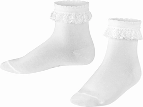 FALKE Unisex Kids Romantic Lace Socks, Light, Skin-Friendly, 1 Pair