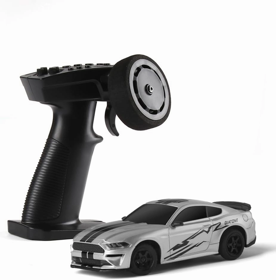 FEICHAO DIATONE 1:43 CA34 RC Car 2.4G Mix GO Series 4WD Racing Drift Vehicle ( AX8,Silver)