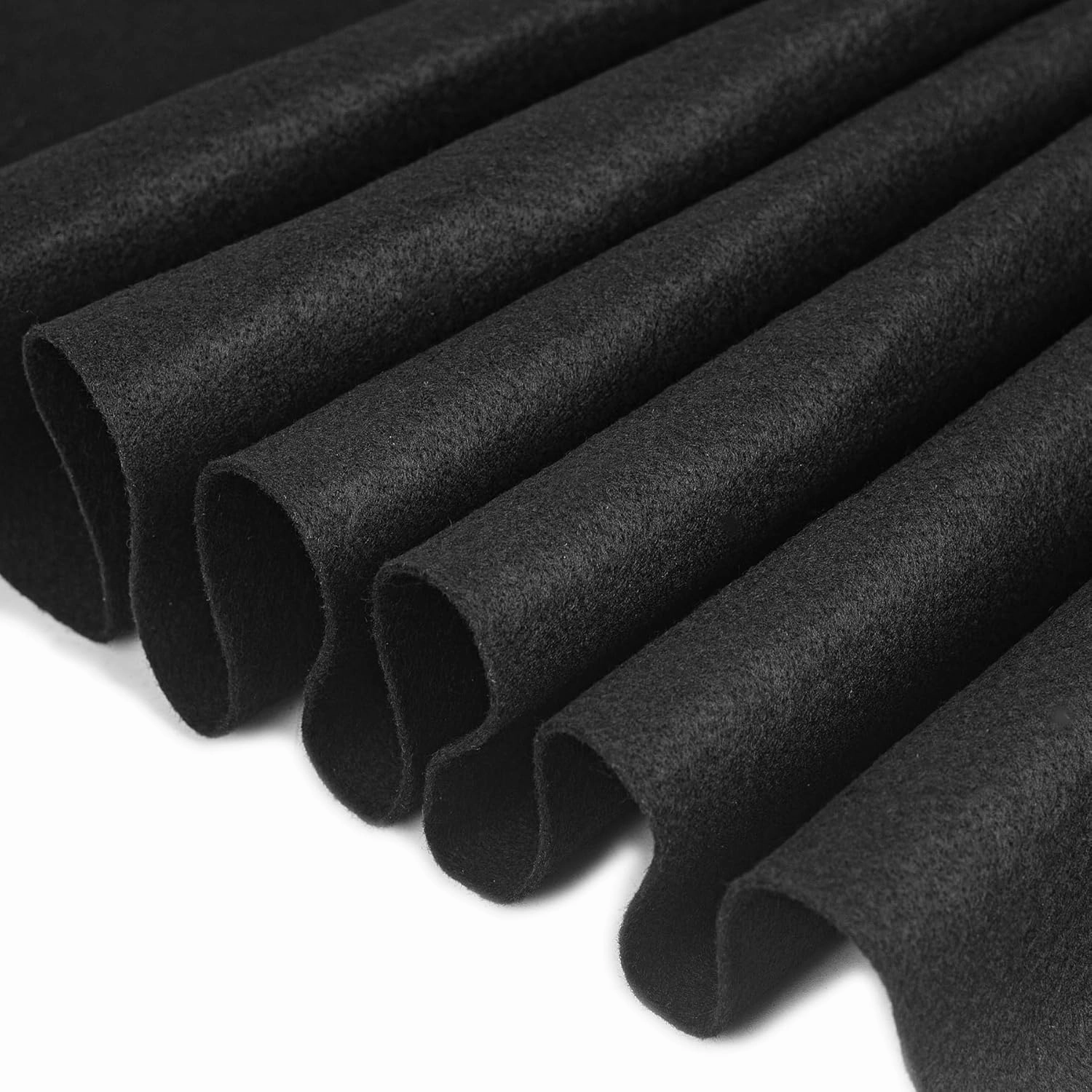 Felt Fabric 1.8 mm Thick 36" x 72" - Soft Durable by The Yard for Arts and Crafts, DIY Sewing, Crafting Projects (Black)