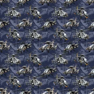 Fighter Helicopter Fabric