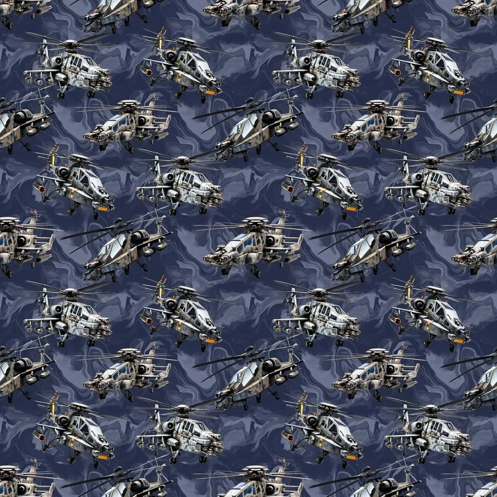 Fighter Helicopter Fabric