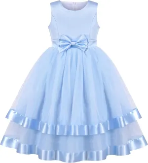 Flower Girl Dress Elegant Party Ball Gowns Vintage Pageant Princess Formal Dress