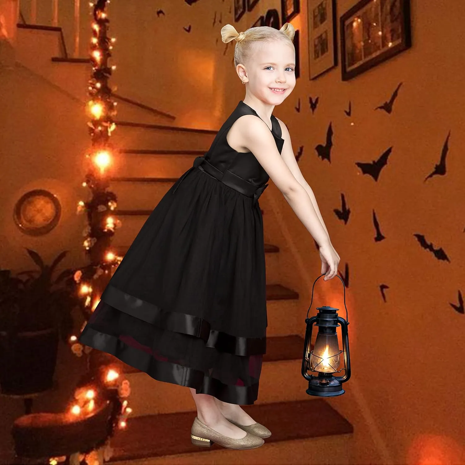 Flower Girl Dress Elegant Party Ball Gowns Vintage Pageant Princess Formal Dress