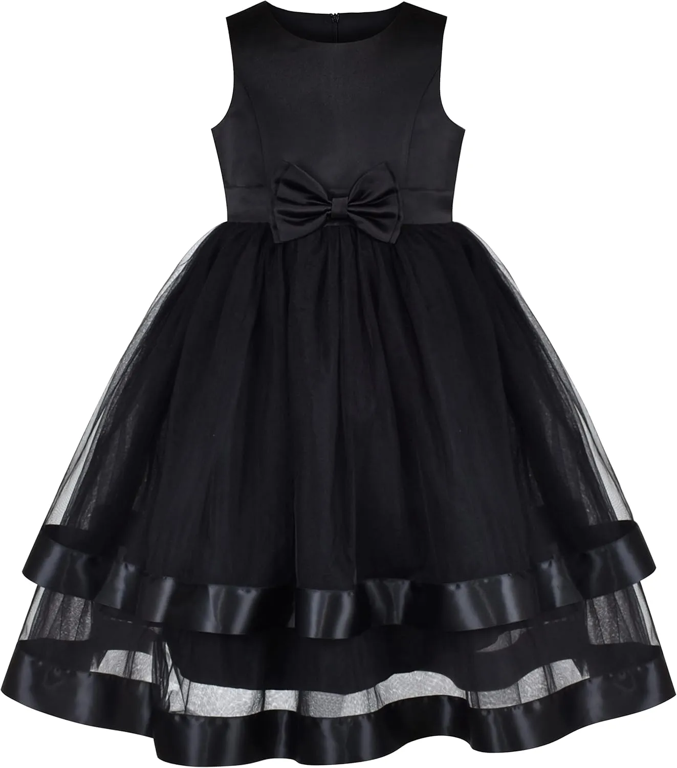 Flower Girl Dress Elegant Party Ball Gowns Vintage Pageant Princess Formal Dress